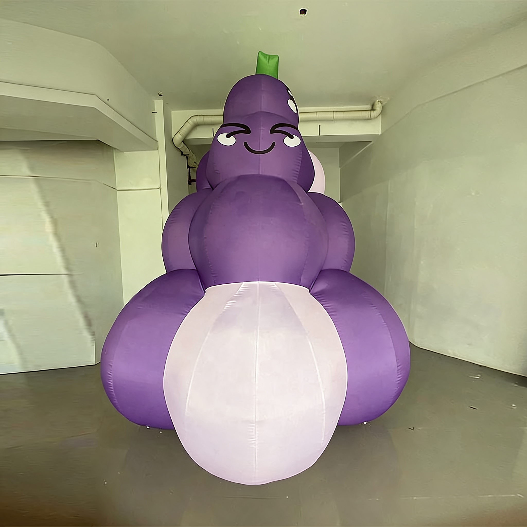 Inflatable Grape Cartoon Display for Promotions and Events