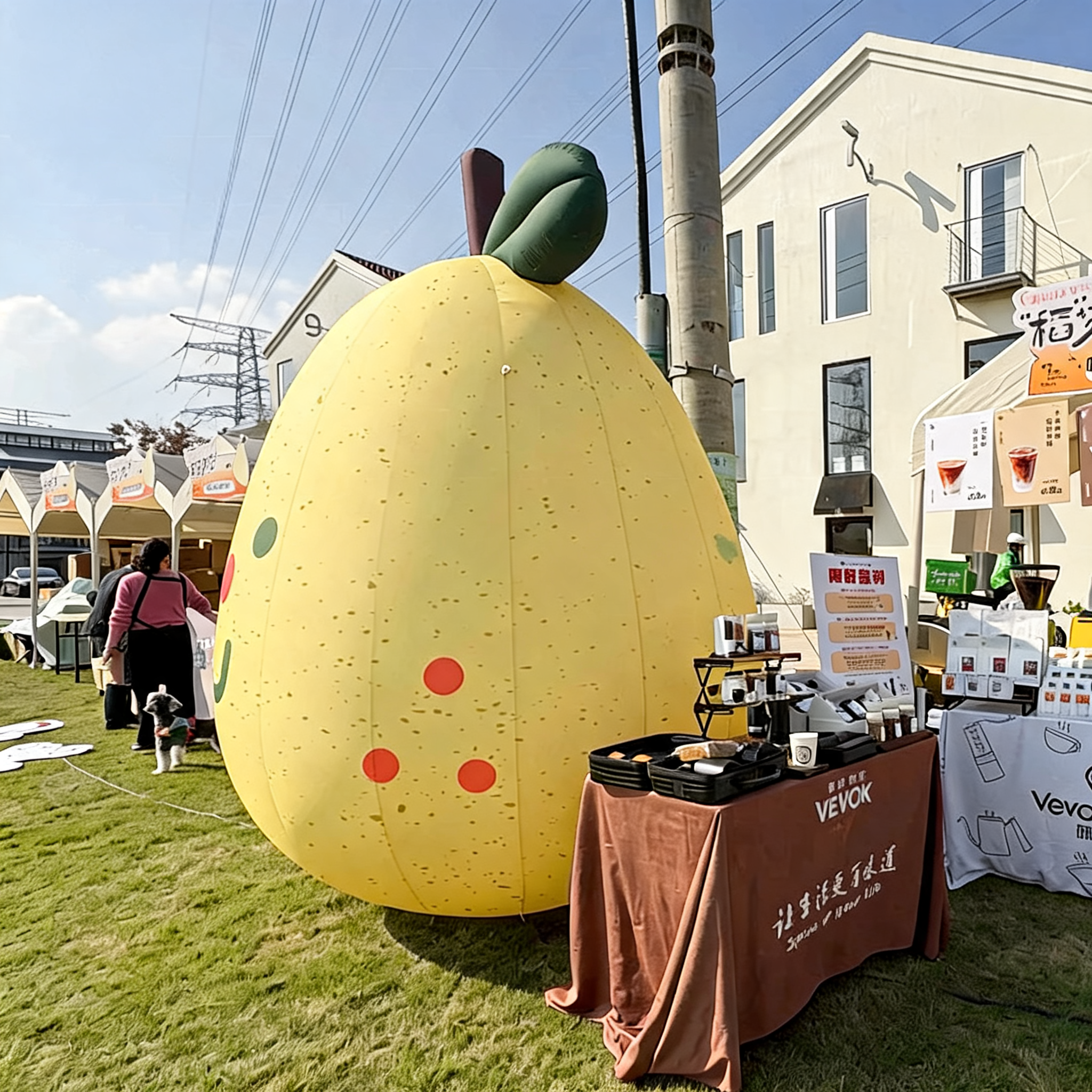 Inflatable Advertising Display Fruit Pear Model