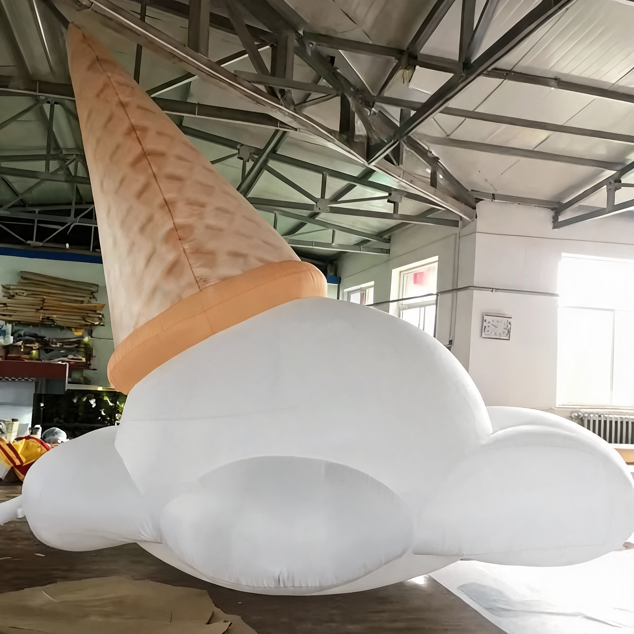 Inflatable Ice Cream Cone Balloon Display for Events