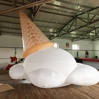 Inflatable Ice Cream Cone Balloon Display for Events