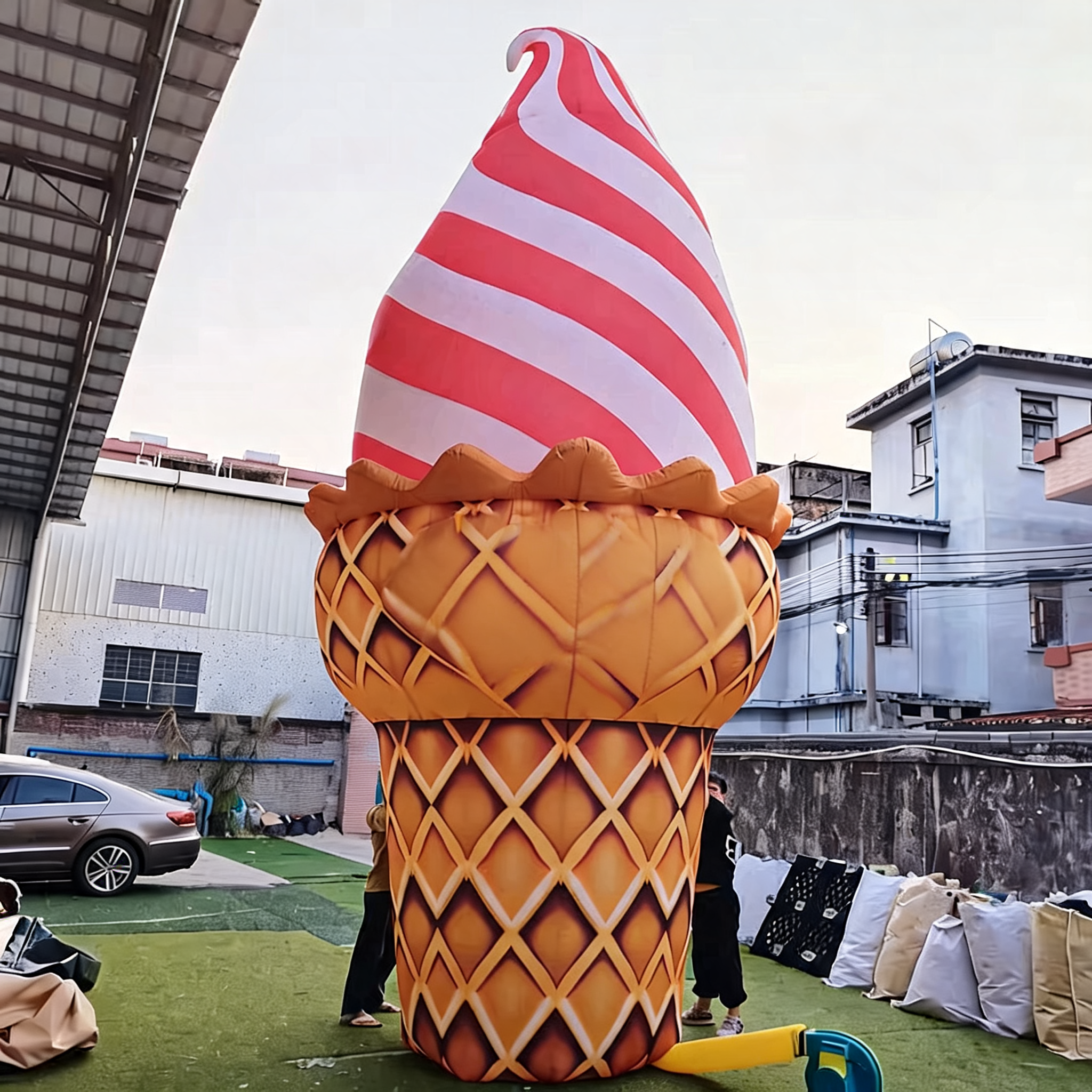 Giant Inflatable Ice Cream Model for Outdoor Events