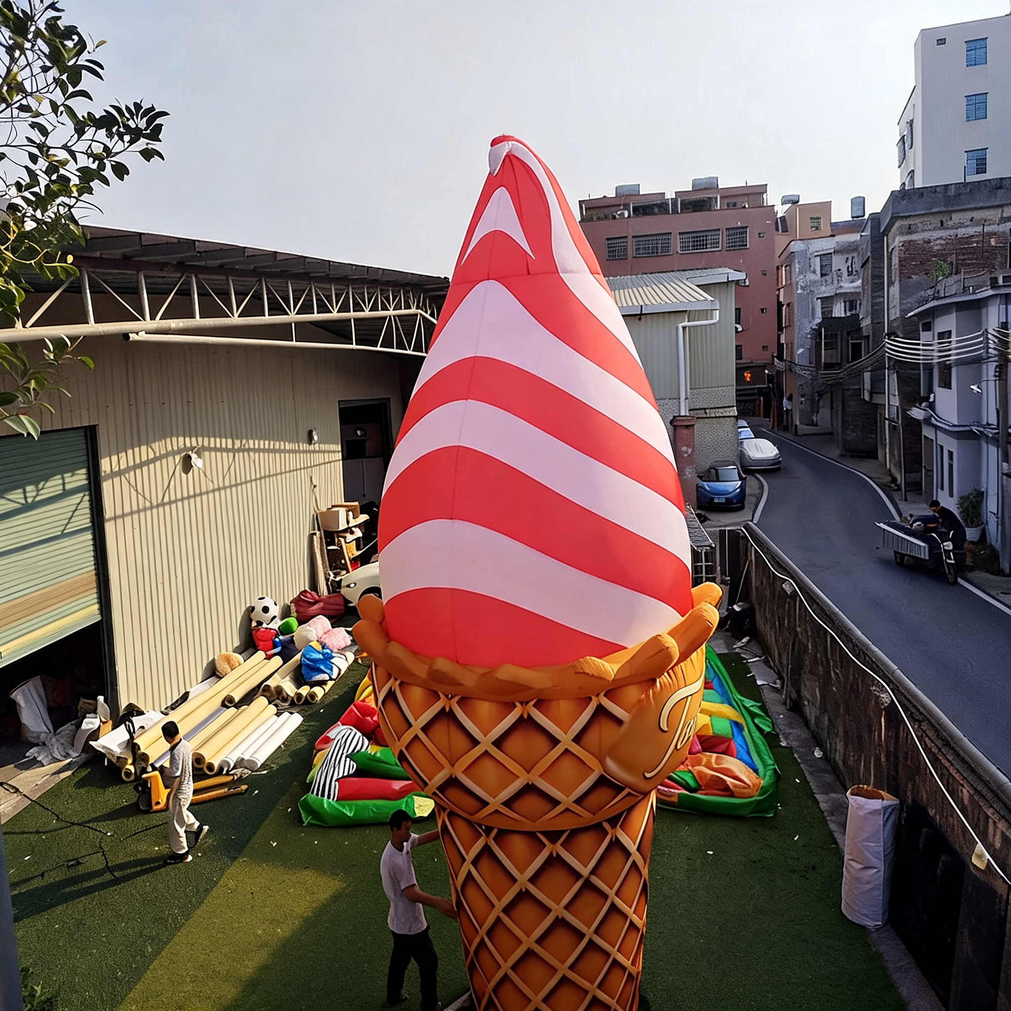 Giant Inflatable Ice Cream Model for Outdoor Events