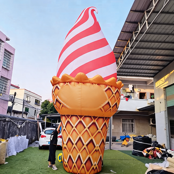 Giant Inflatable Ice Cream Model for Outdoor Events
