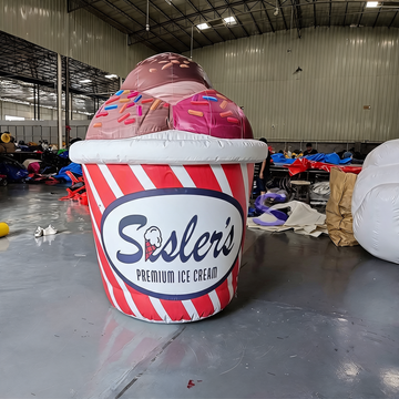 Advertising Promotion Inflatable Ice Cream Event Display Model