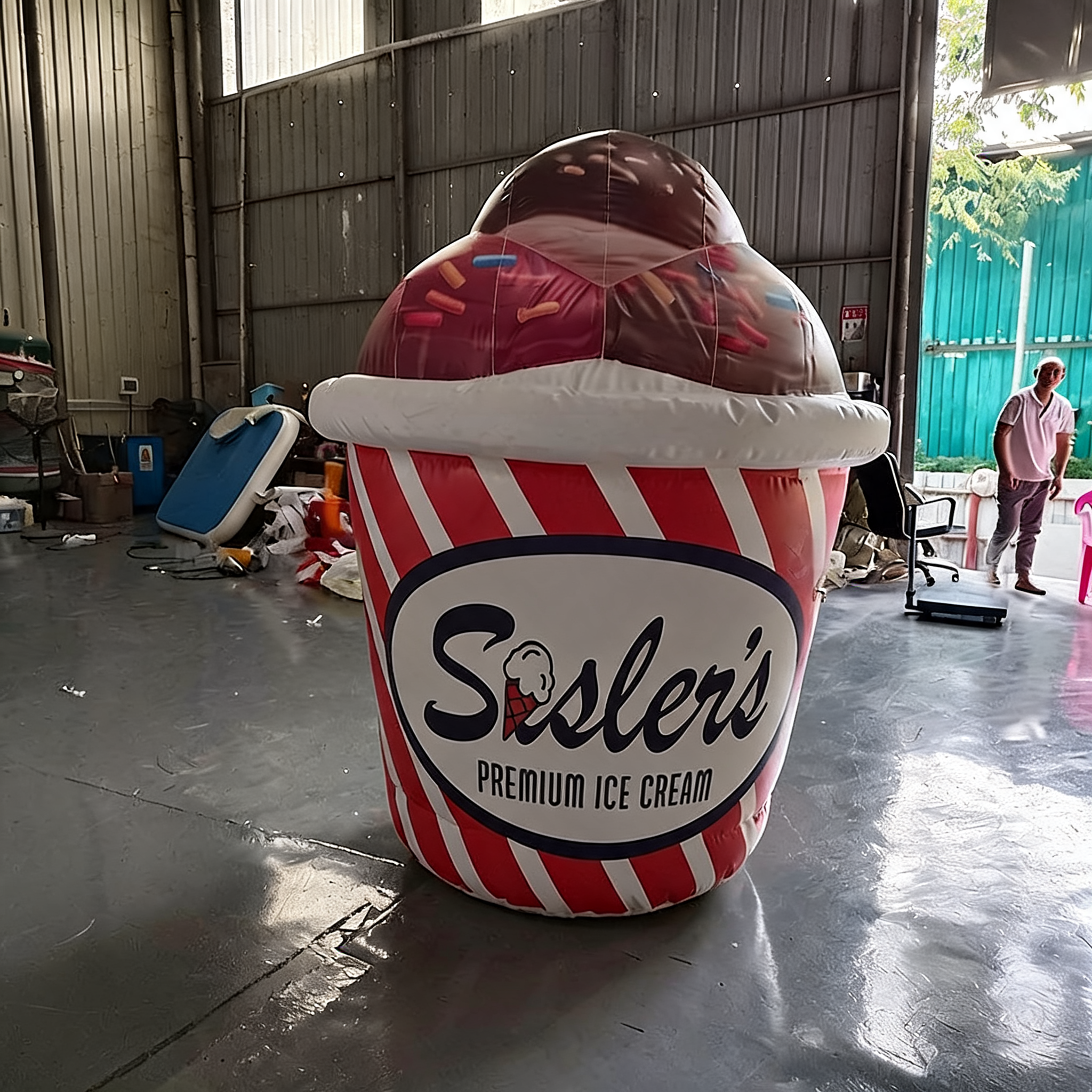 Advertising Promotion Inflatable Ice Cream Event Display Model