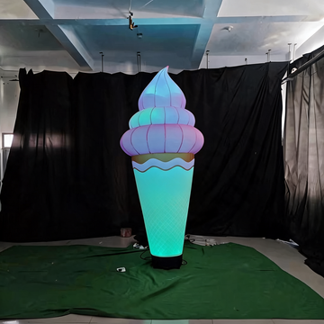 Inflatable Ice Cream Cone Display for Commercial Advertising