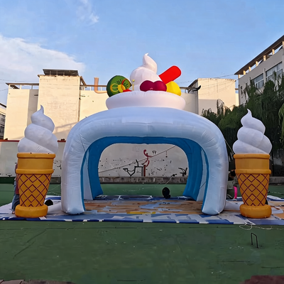 Inflatable Ice Cream Booth Tent for Snacks Shop Events