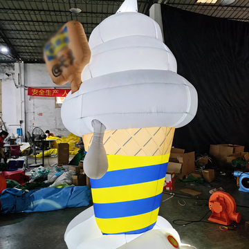 Commercial Advertising Inflatable Standing Ice Cream Display Balloon