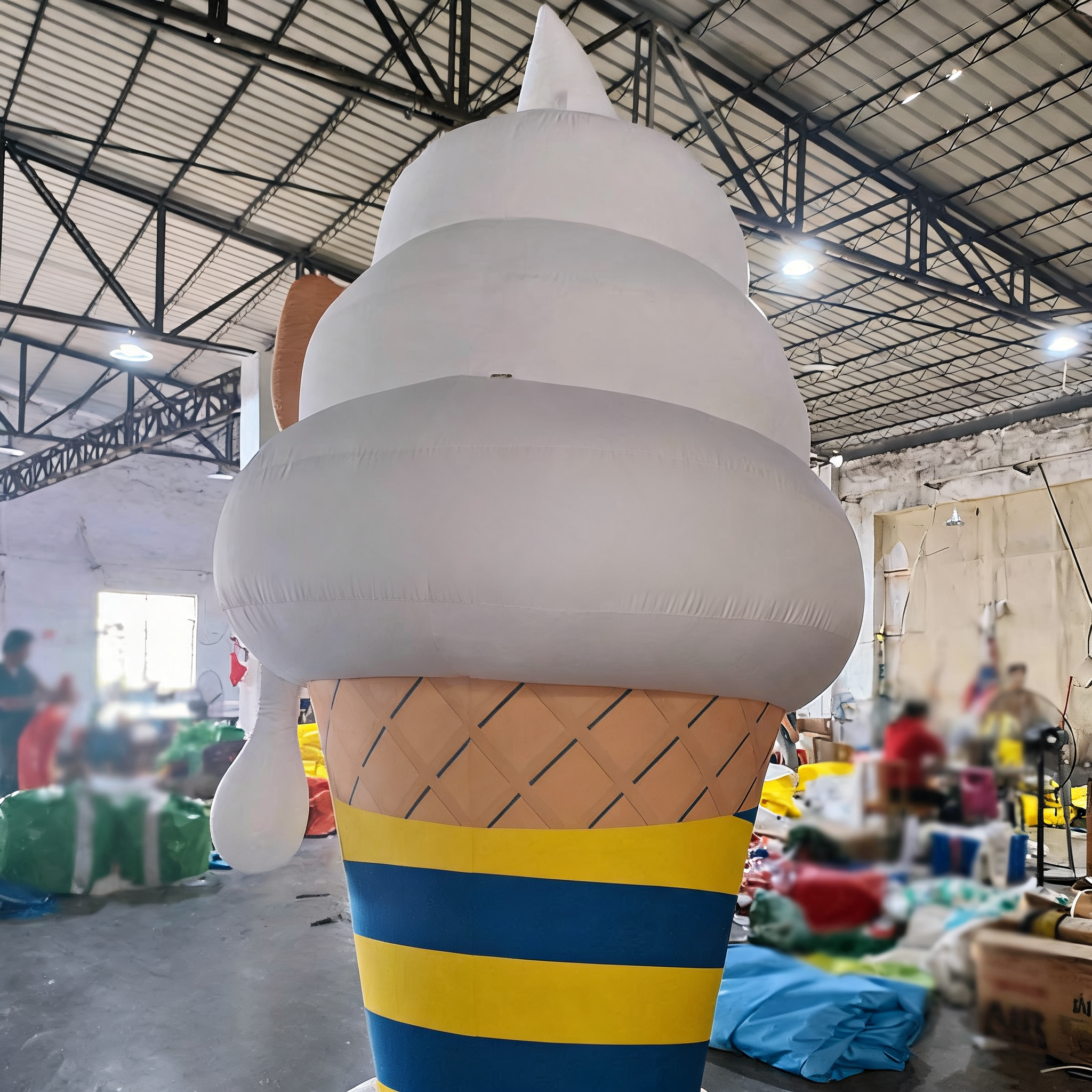 Commercial Advertising Inflatable Standing Ice Cream Display Balloon
