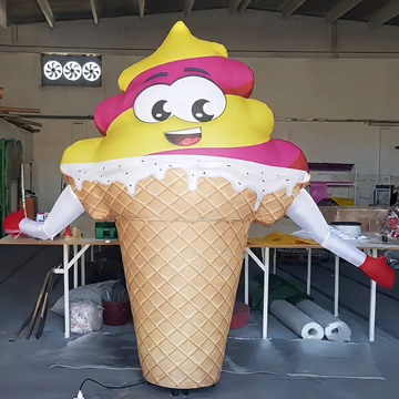 Inflatable Ice Cream Air Dancer for Storefront Promotions