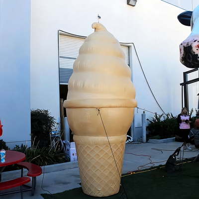 Giant Inflatable Advertising Balloon Ice Cream Display