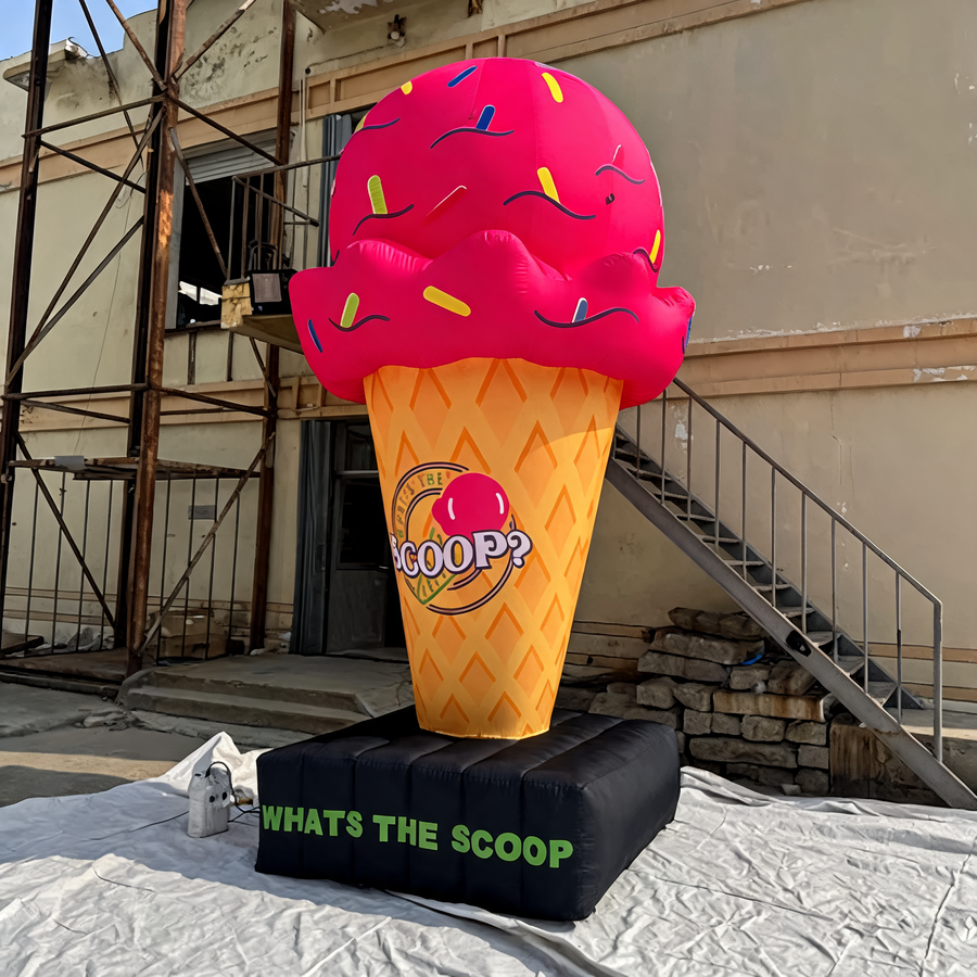 Inflatable Advertising Model for Ice Cream Shop Promotions