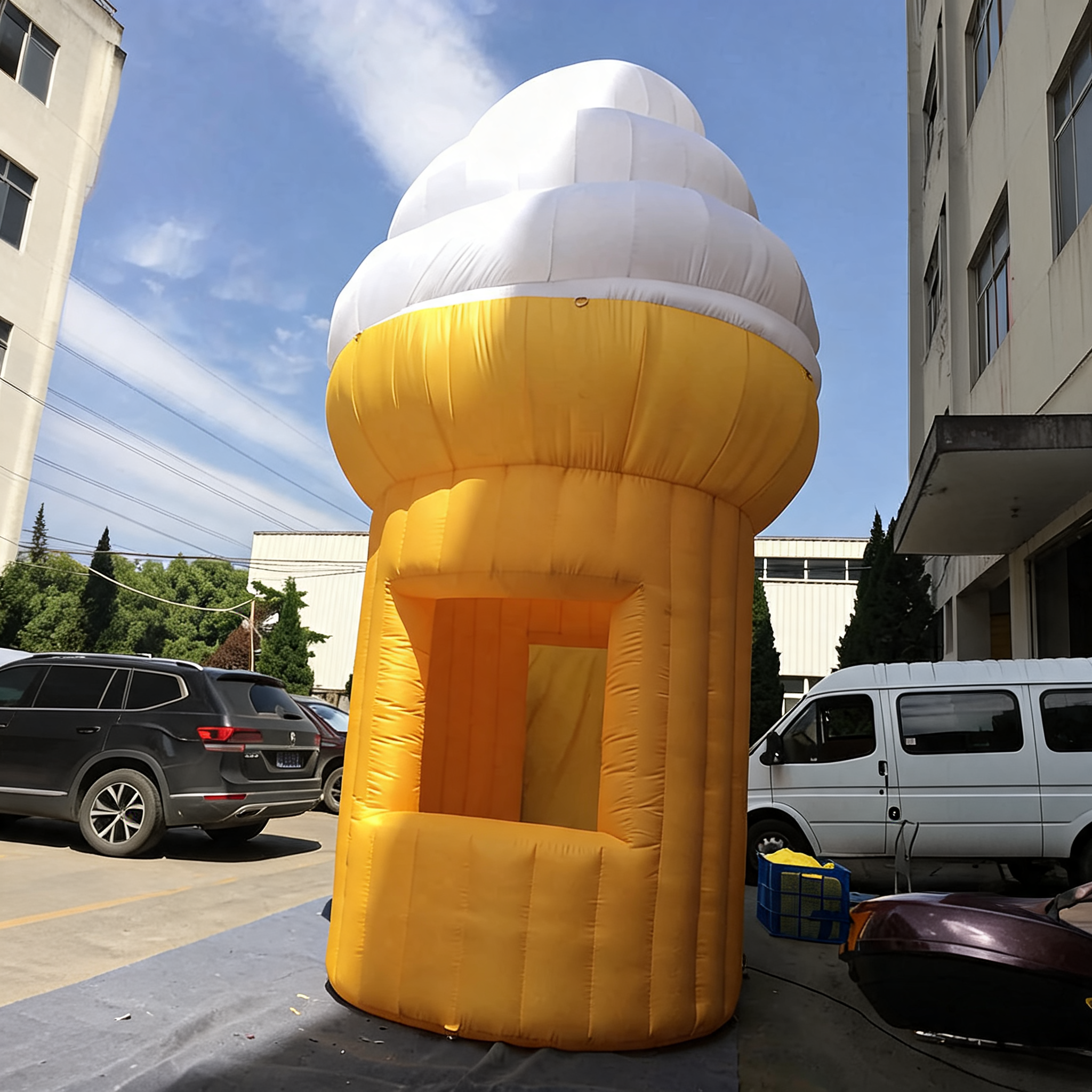 Inflatable Booth Stand for Outdoor Advertising Ice Cream Tent