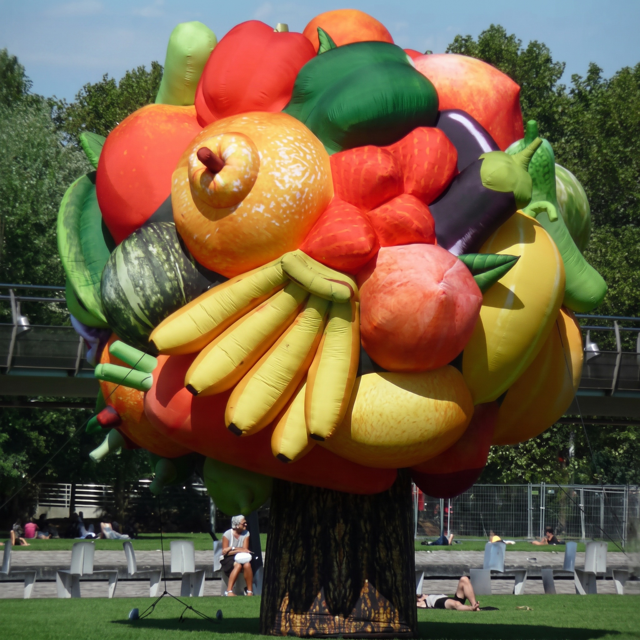 Advertising Inflatable Fruit Vegetable Tree Display for Events