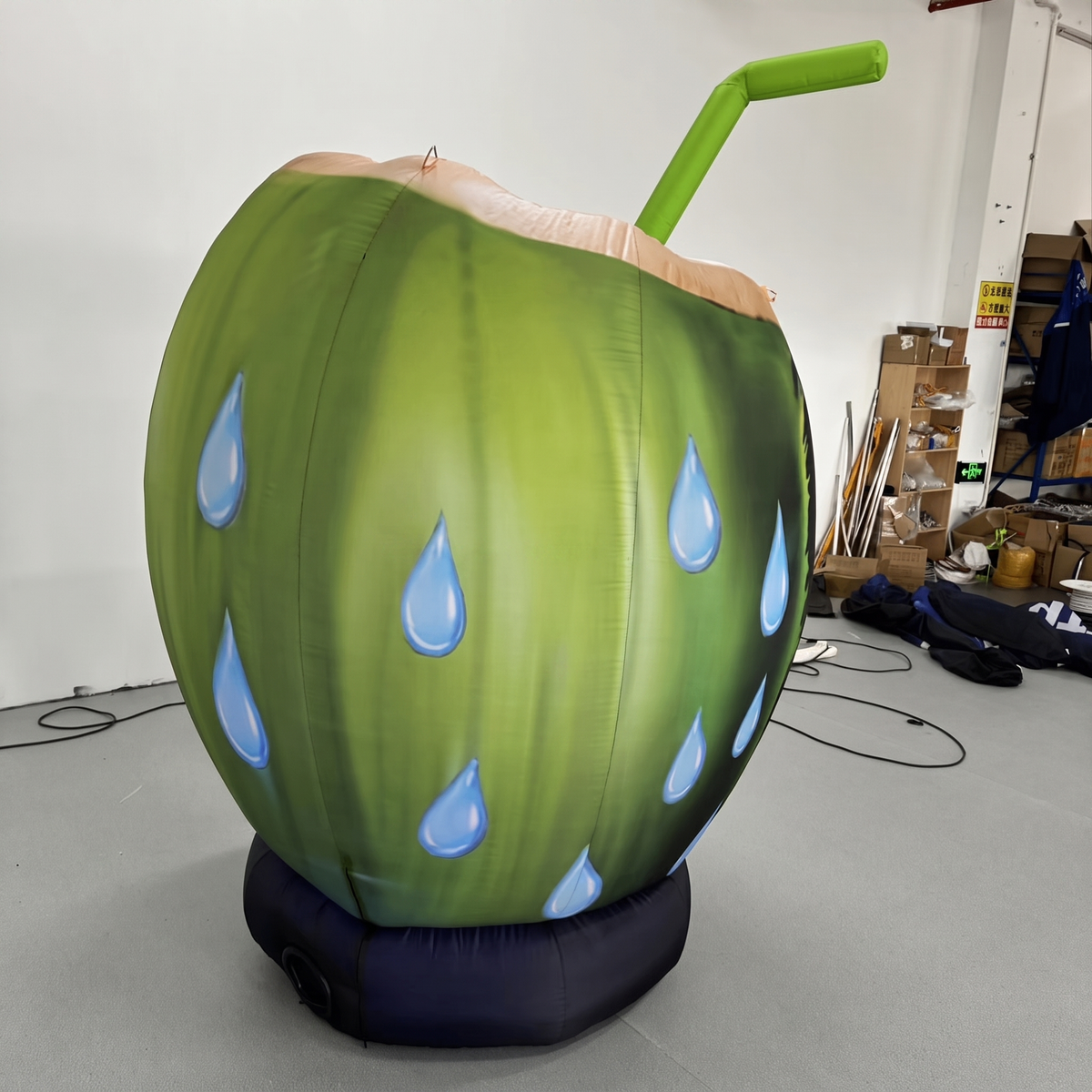 Giant Inflatable Coconut Drink Cup Model for Events