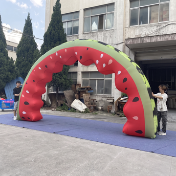 Giant Inflatable Watermelon Archway for Summer Event Entrances