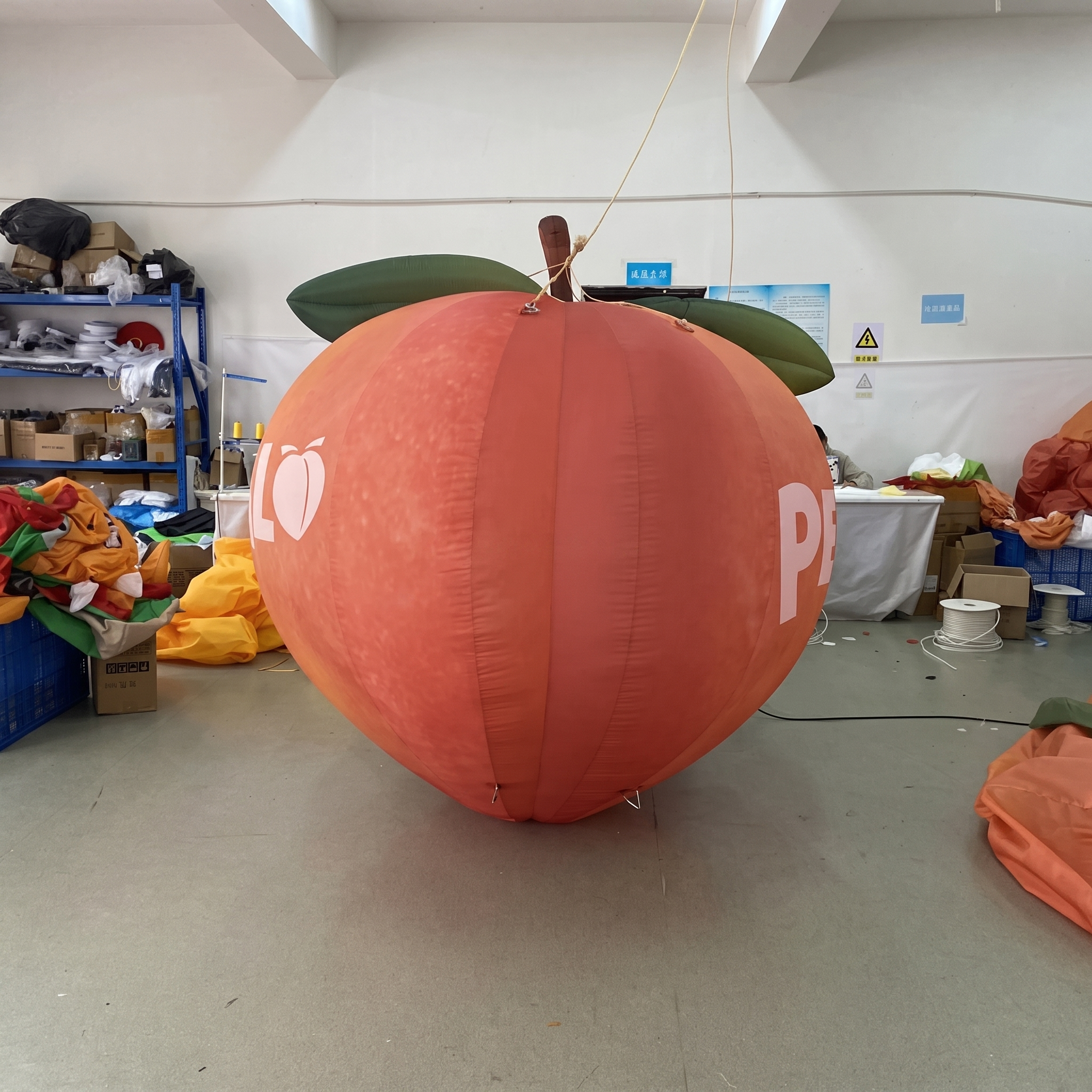 Advertising Inflatable Balloon Design Inflatable Fruit Peach Model