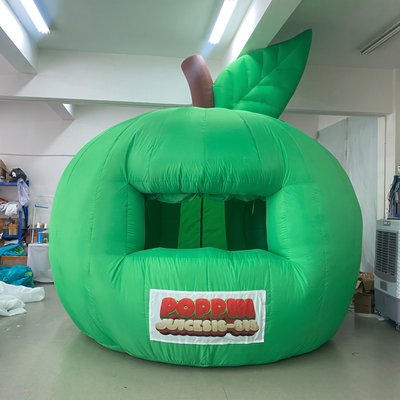 Inflatable Tent Giant Outdoor Inflatable Green Apple Fruit Tent Kiosk