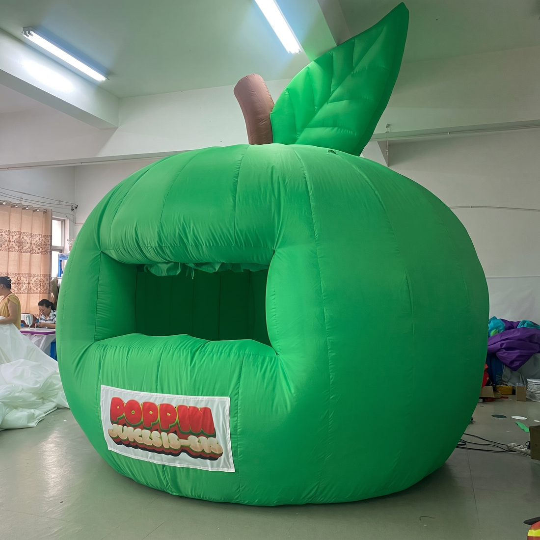 Inflatable Tent Giant Outdoor Inflatable Green Apple Fruit Tent Kiosk
