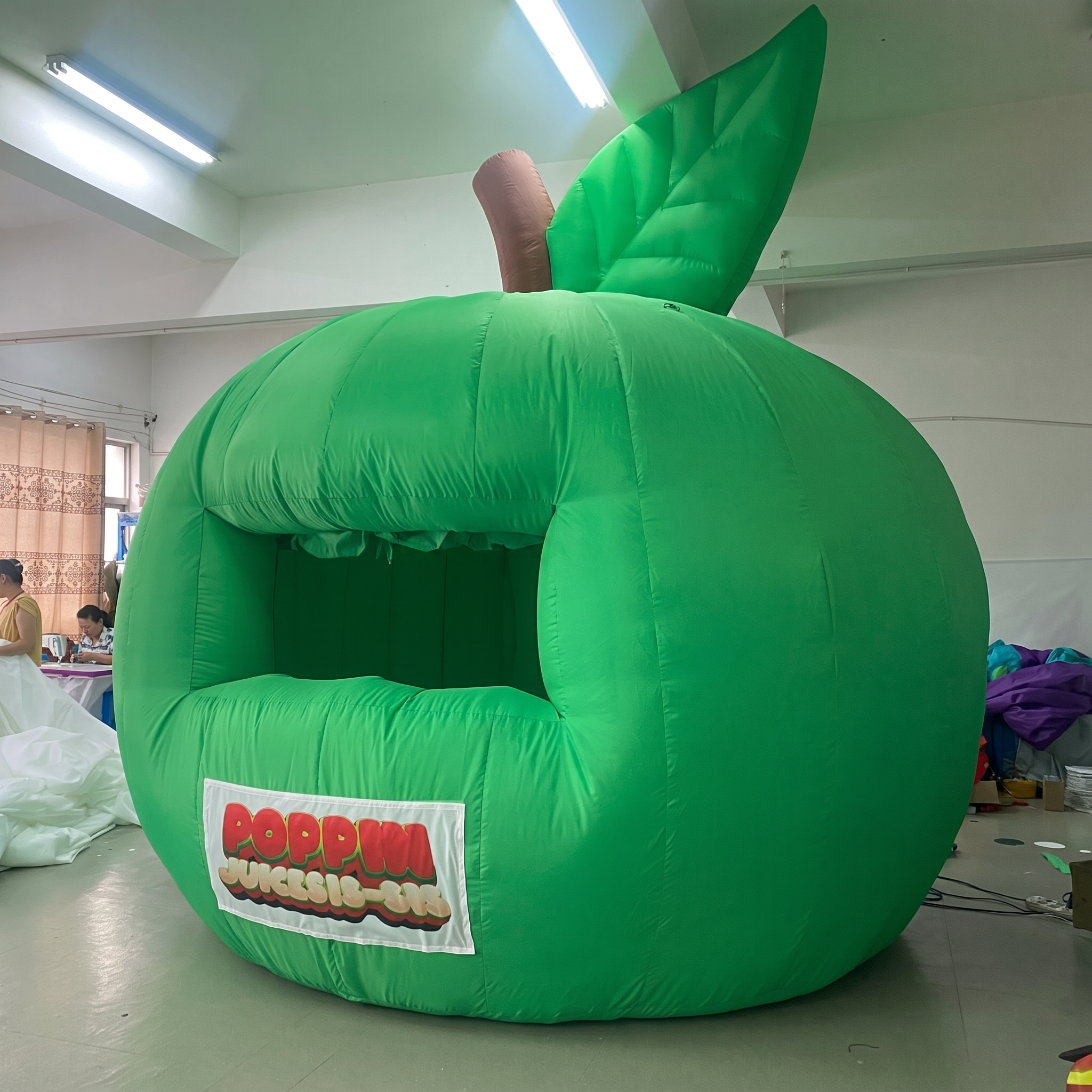 Inflatable Tent Giant Outdoor Inflatable Green Apple Fruit Tent Kiosk