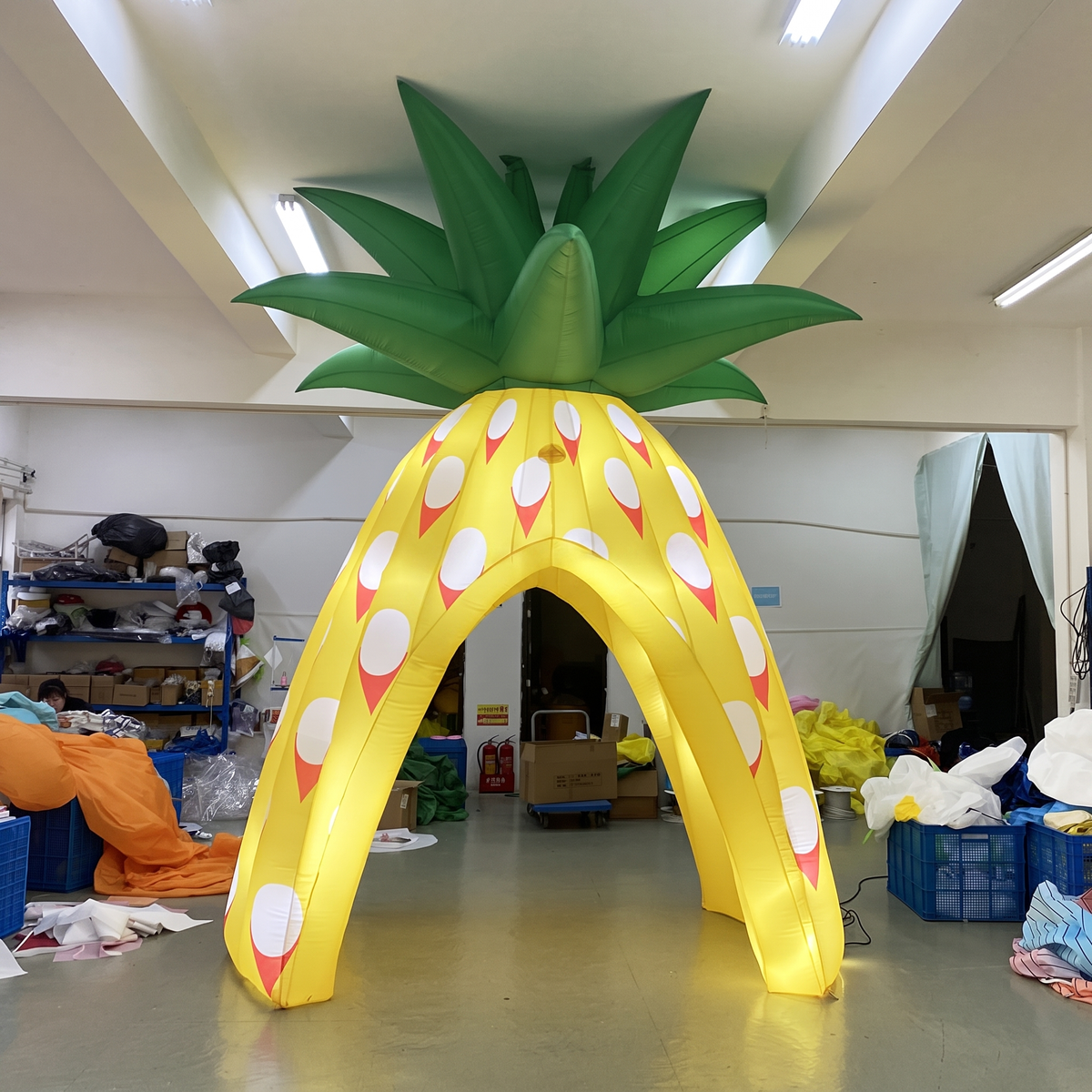 Advertising Entrance Pineapple Arch Balloon Inflatable Decor