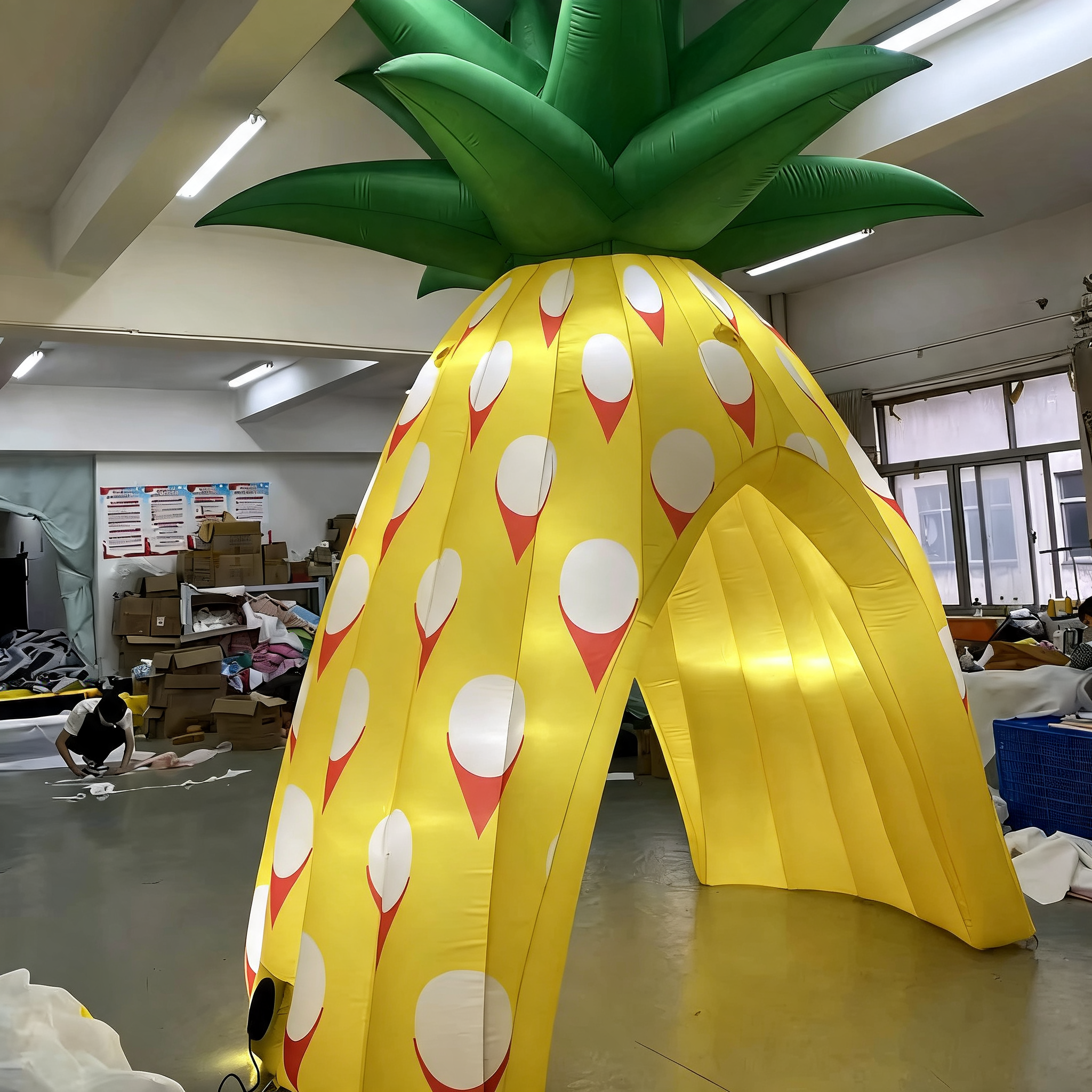 Advertising Entrance Pineapple Arch Balloon Inflatable Decor