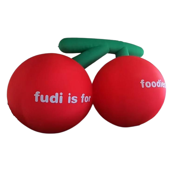Inflatable Advertising Decor Giant Inflatable Fruit Cherry Model