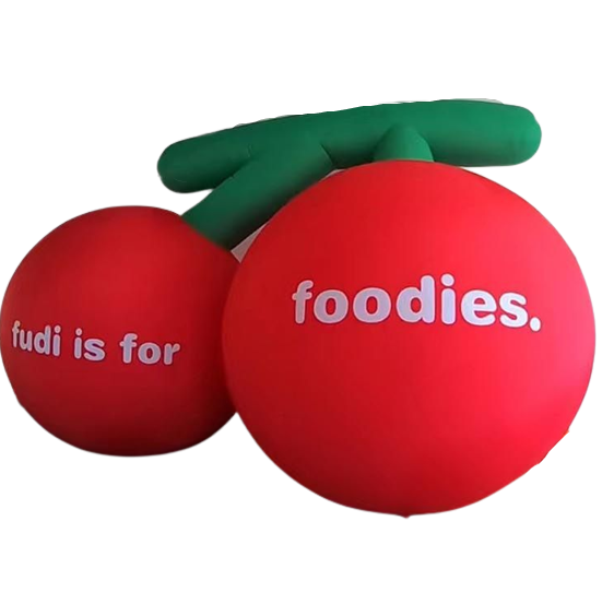 Inflatable Advertising Decor Giant Inflatable Fruit Cherry Model