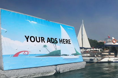 Inflatable Water Floating Billboard PVC Advertising Sign 8 FT