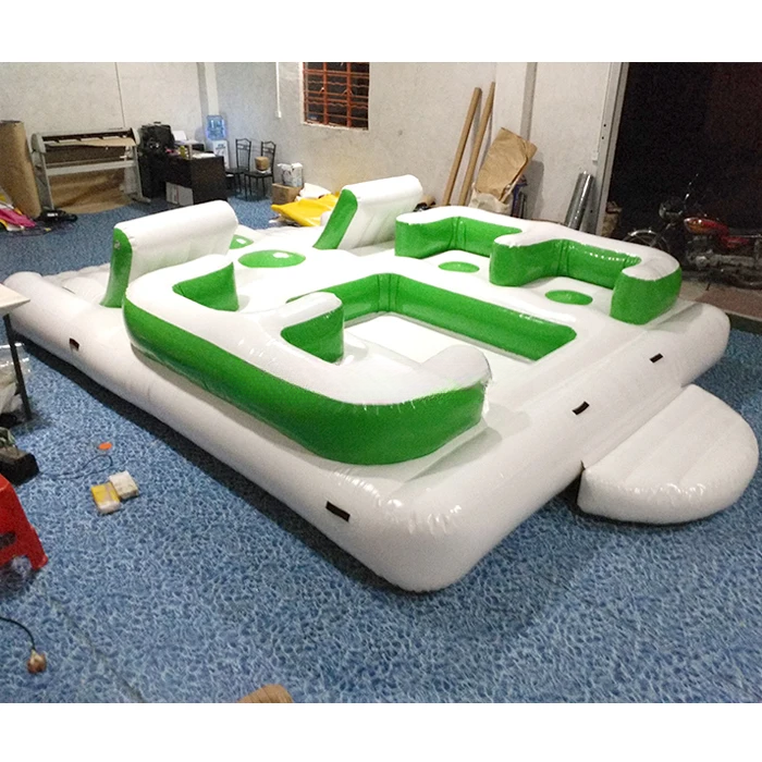 Inflatable Water Floating Sofa PVC Aqua Island Bar Chair