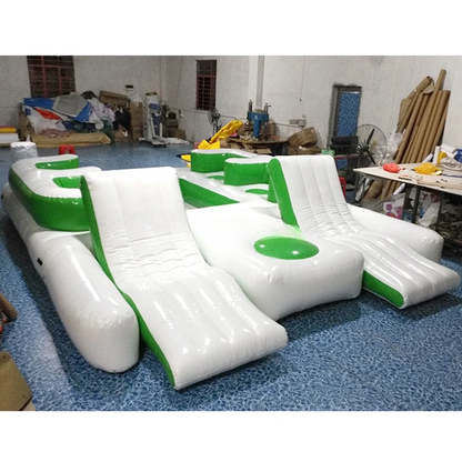 Inflatable Water Floating Sofa PVC Aqua Island Bar Chair