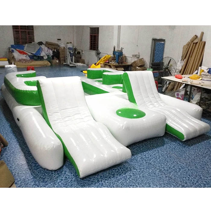Inflatable Water Floating Sofa PVC Aqua Island Bar Chair