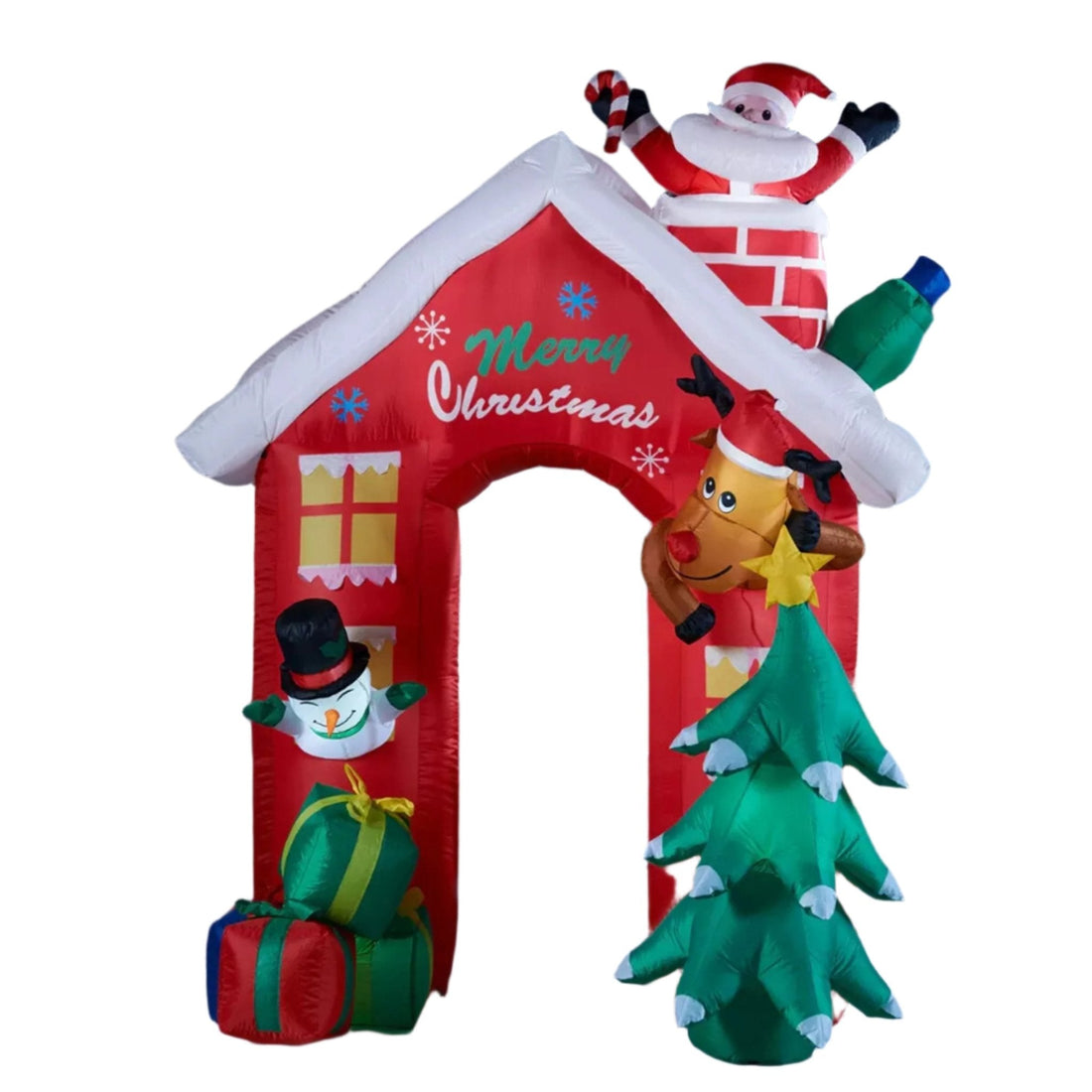 Großer aufblasbarer Weihnachtsbaum-Bogen (2,4x3m)