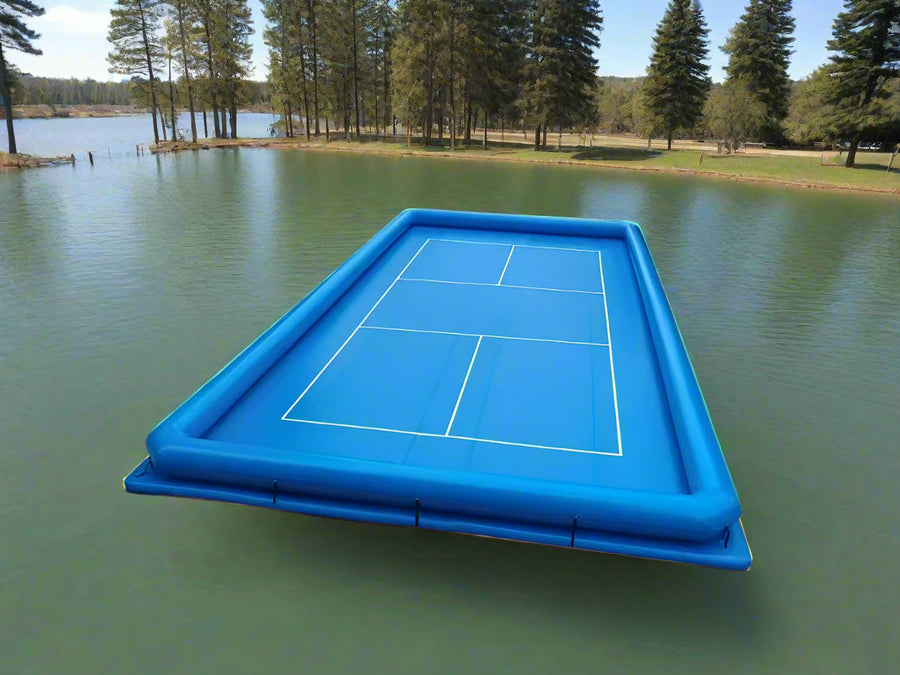 Schwimmender aufblasbarer Pickleball-Tennisplatz