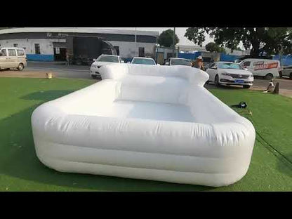 White Inflatable Sofa Pool