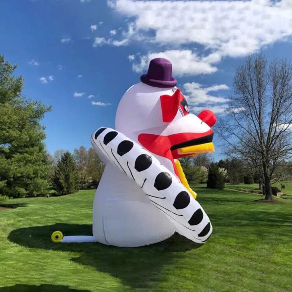 Giant Inflatable Clown Mask with LED Lights