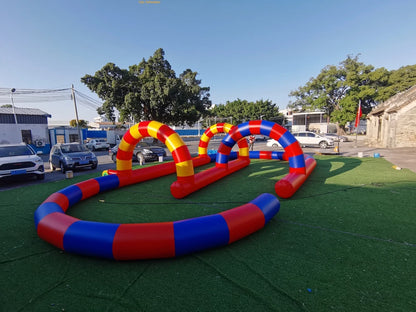 Commercial Inflatable Bumper Car Race Track Activity