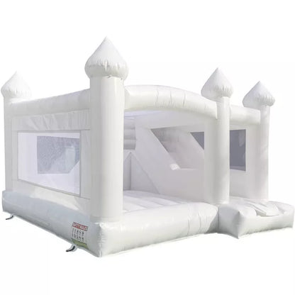 15x15FT White Commercial Inflatable Bounce House for Parties & Events