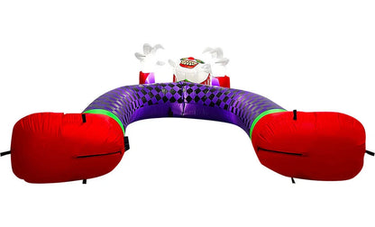 Inflatable Halloween Clown Archway with LED Lights