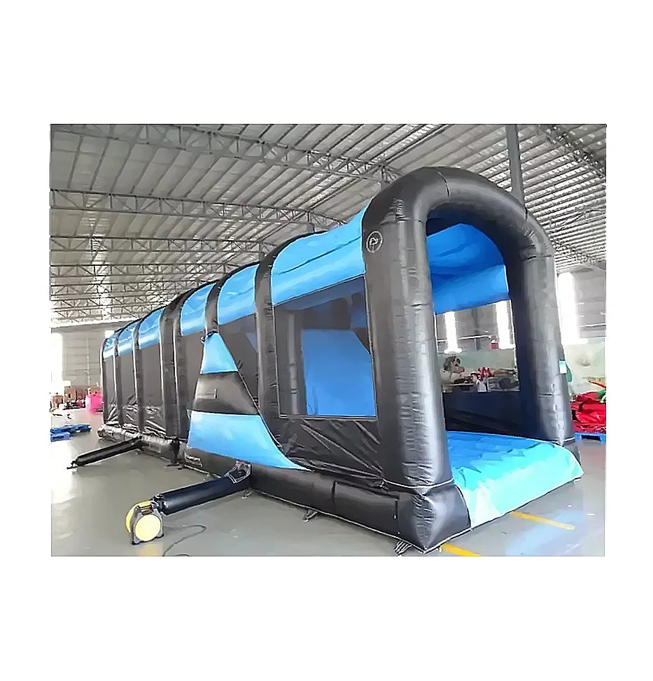 Commercial Inflatable Obstacle Course Slide 38FT Marble Vinyl