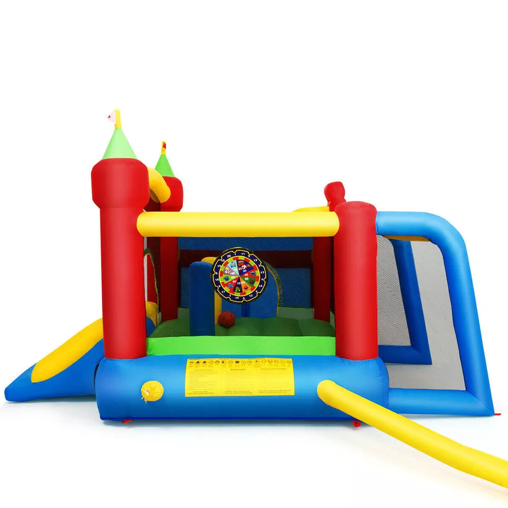 Inflatable Bounce House with Slide and Ball Pit