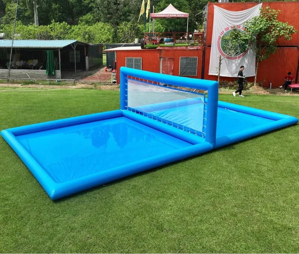 33FT Inflatable Volleyball Court for Outdoor Water Games