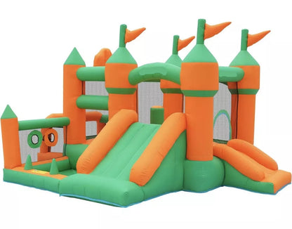 Inflatable Bounce House for Kids Playhouse Castle Slides Ball Pit with Blower