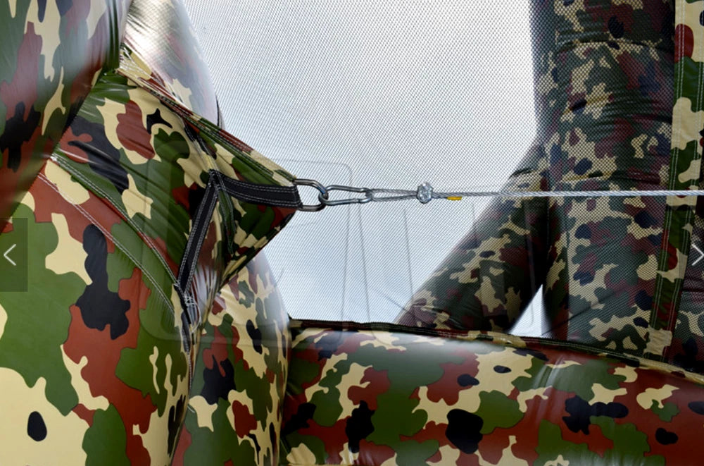 Inflatable Zip Line Slide Obstacle Course Adventure