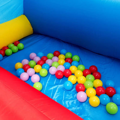 Inflatable Bounce House with Slide and Ball Pit