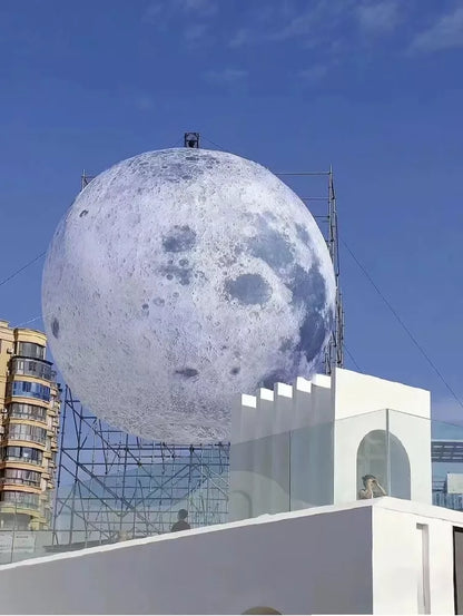 10FT Inflatable Moon Ball with LED Lights for Events & Parties