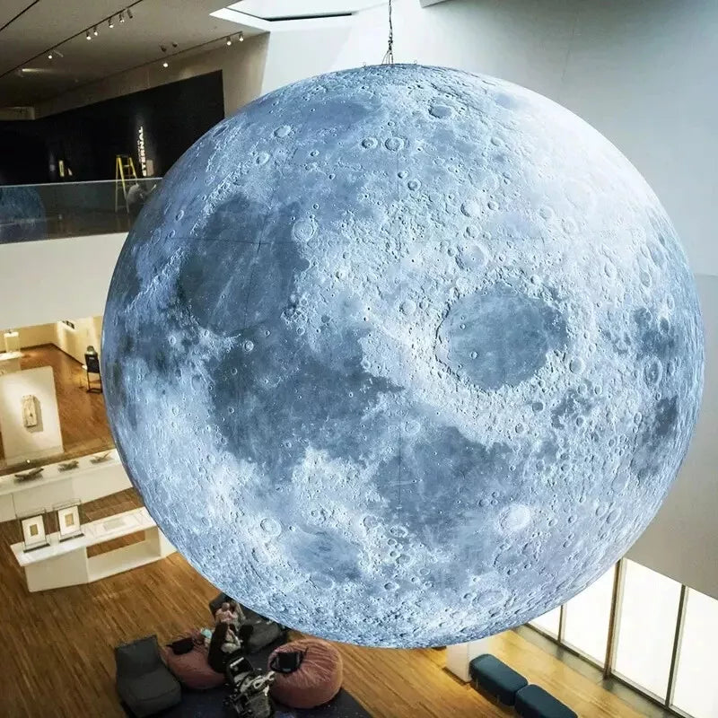 10FT Inflatable Moon Ball with LED Lights for Events & Parties