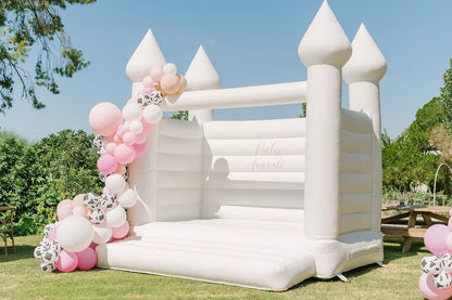 10FT White Inflatable Wedding Bouncy Castle Jumping House for Wedding