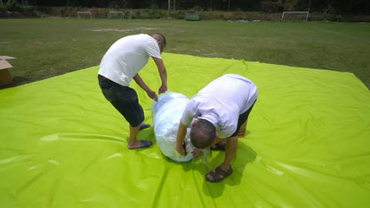 24x13ft Inflatable Water Slide with Pool and Blower