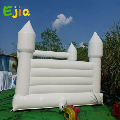 10FT White Inflatable Wedding Bouncy Castle Jumping House for Wedding